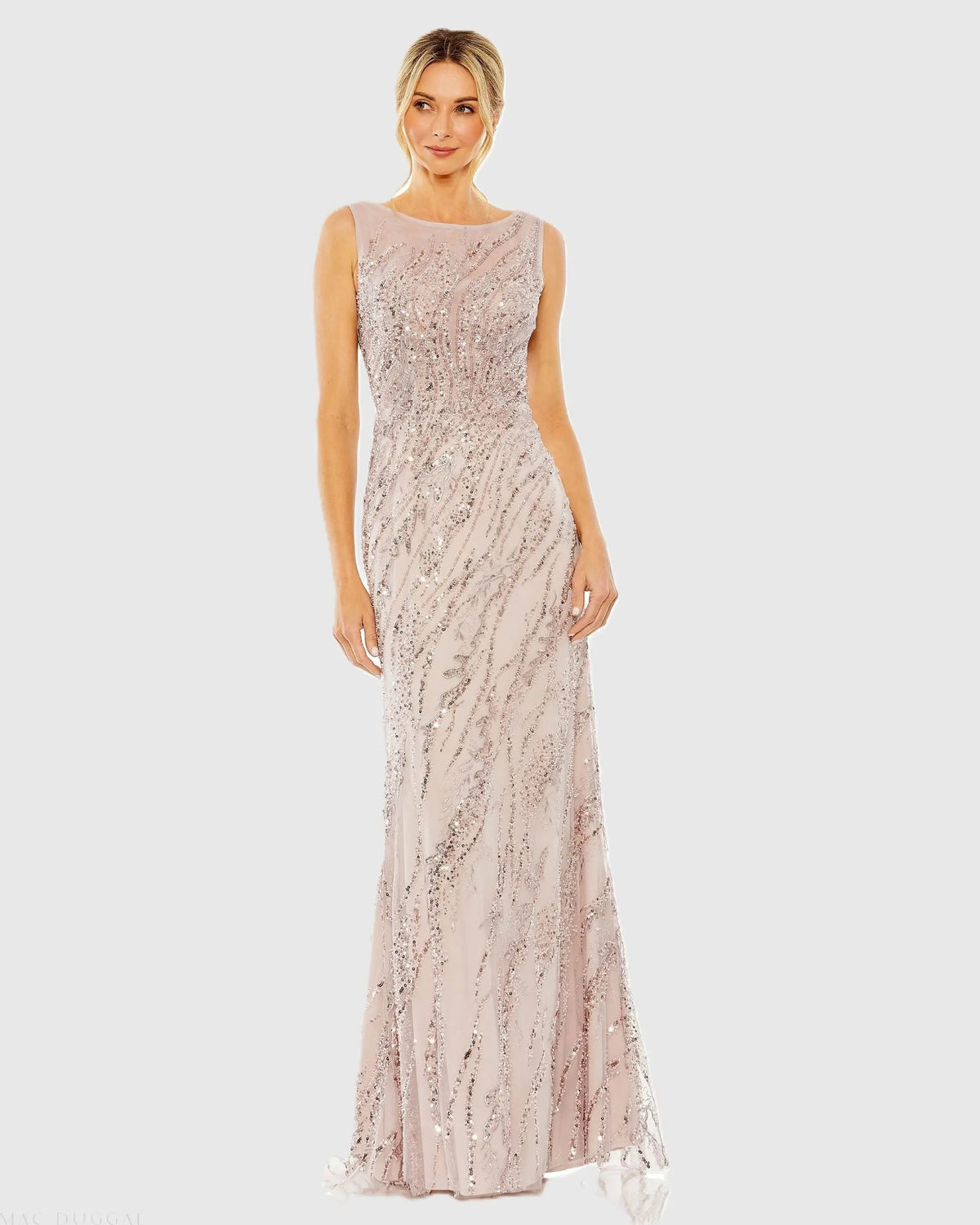Women's Pink Dress Sleeveless - 20518