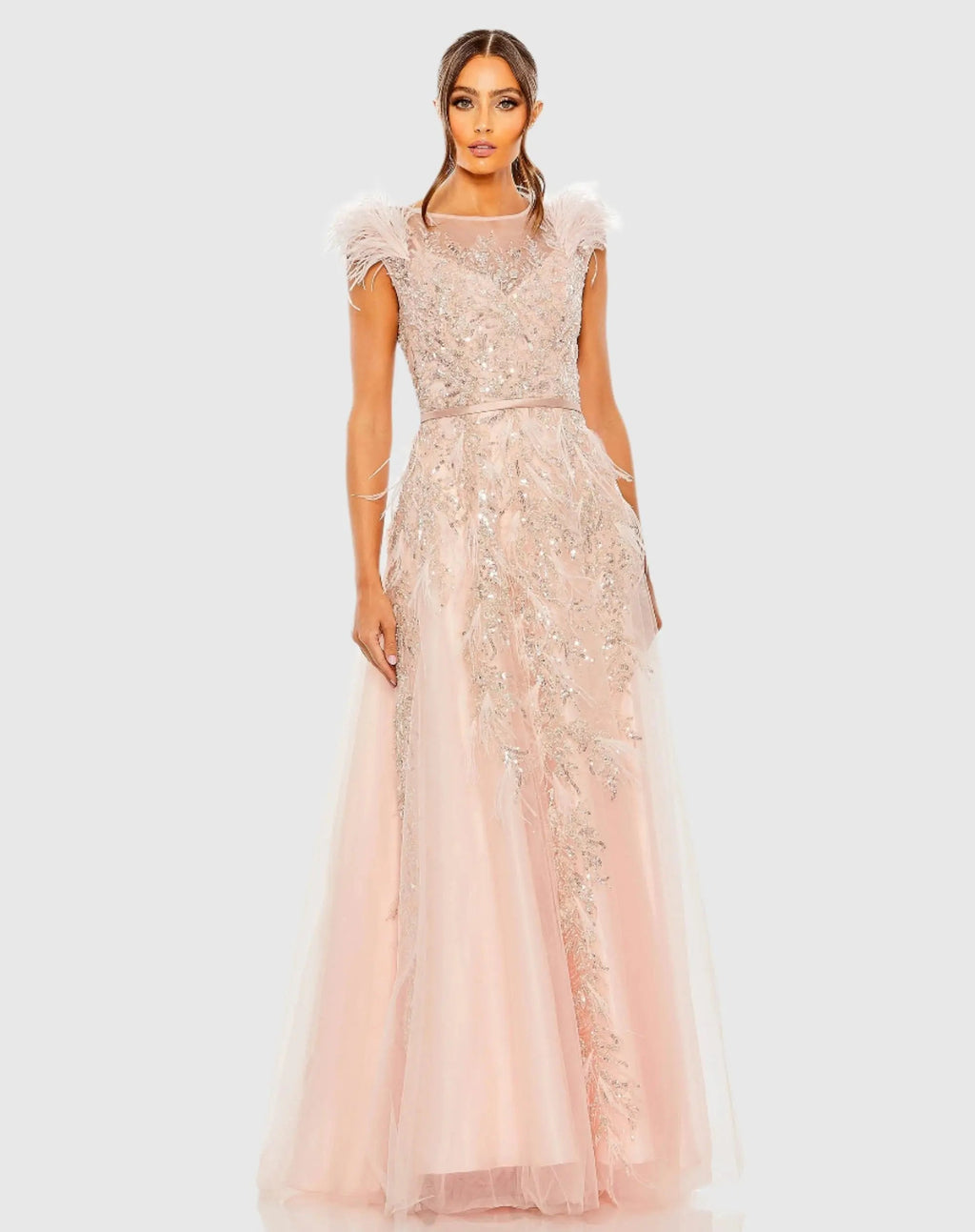 Women's Pink Dress - Pink Strapless
