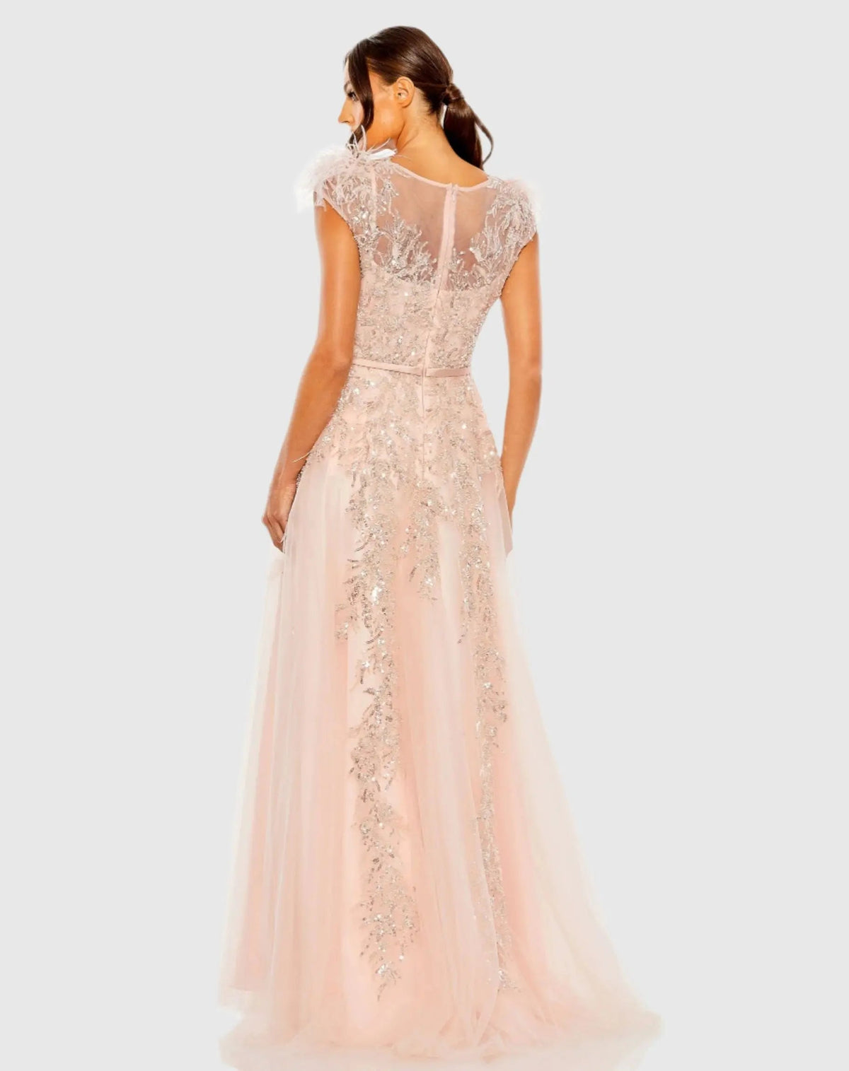 Women's Pink Dress - Pink Strapless