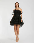 Women's Dress Strapless - Ruffle