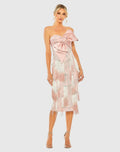 Women's Dress - Satin Strapless