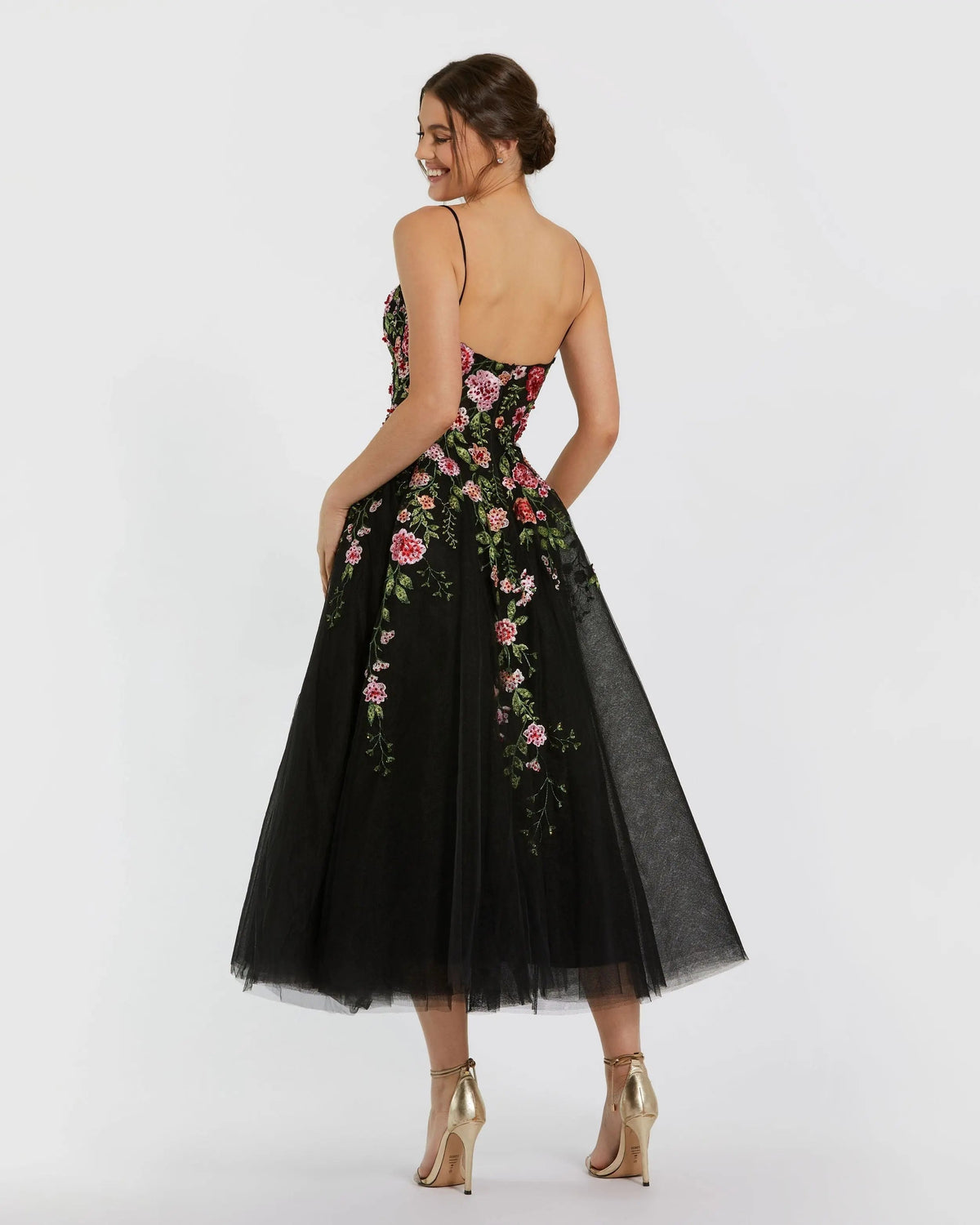 Women's Black Dress Floral - 20651 1
