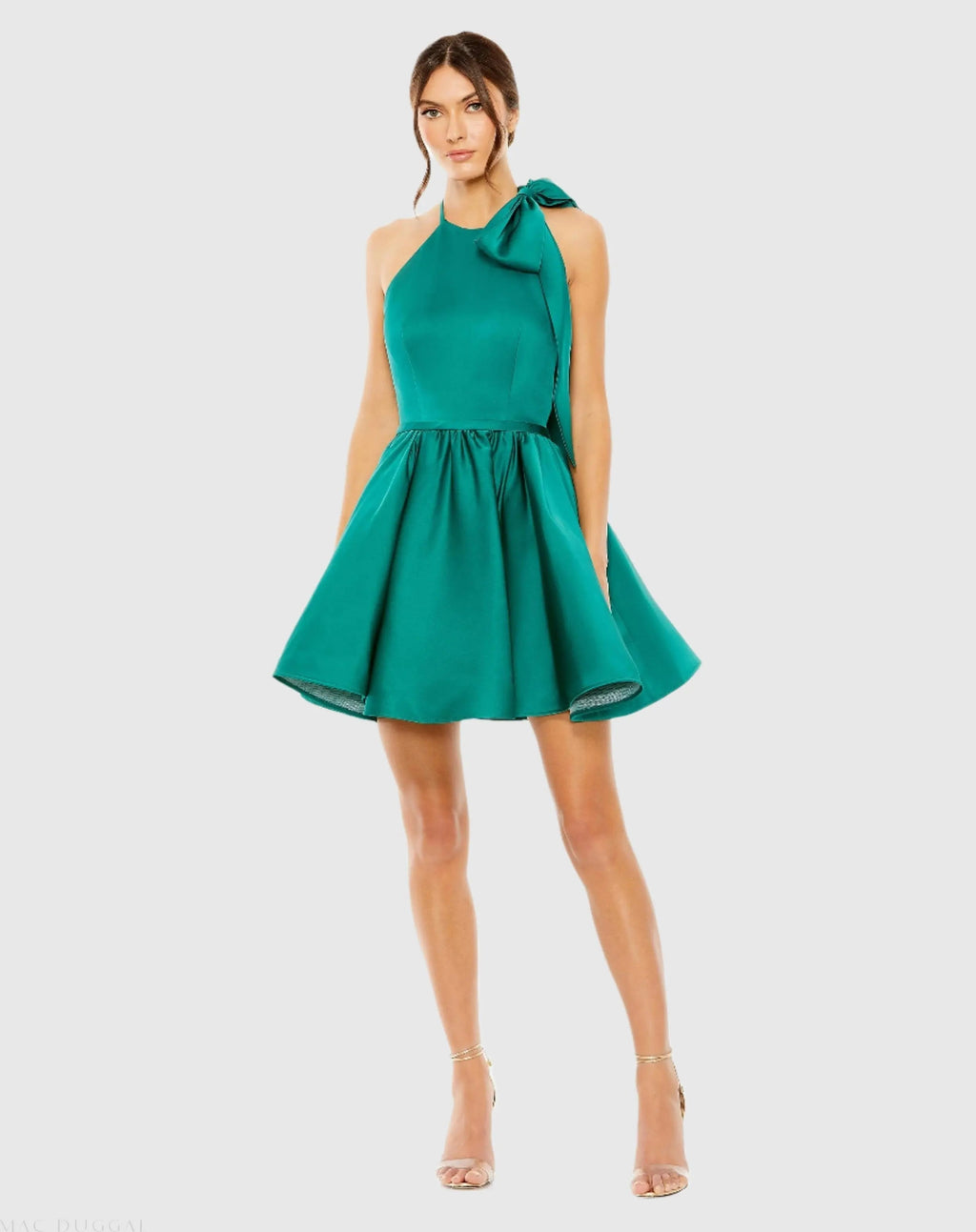 Women's Green Mini Dress - 20710