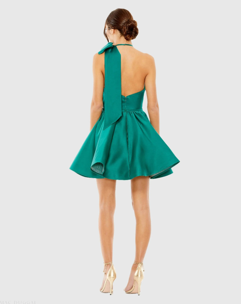 Women's Green Mini Dress - 20710