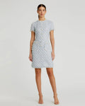Women's Blue Dress Floral - Blue
