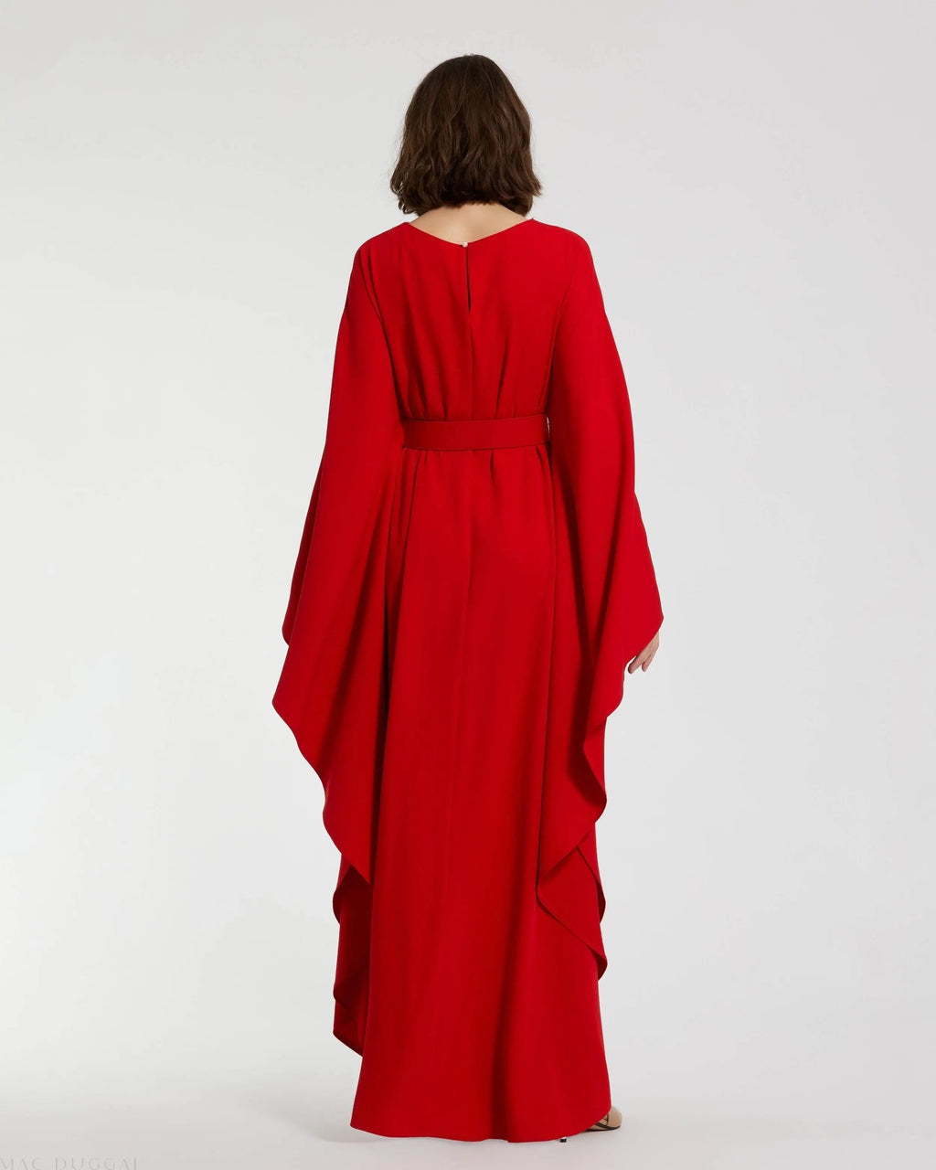 Women's Red Maxi Dress - Red