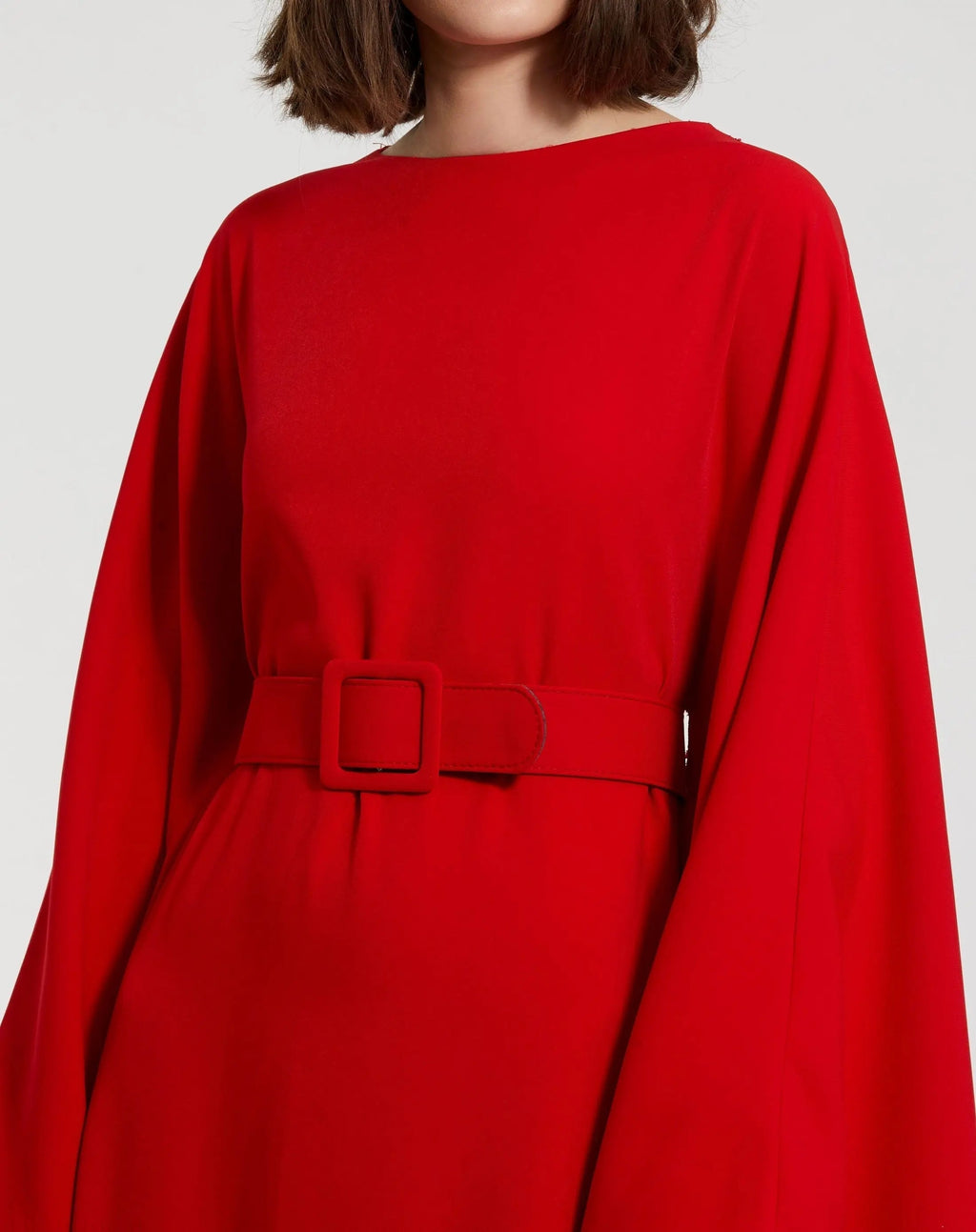 Women's Red Maxi Dress - Red