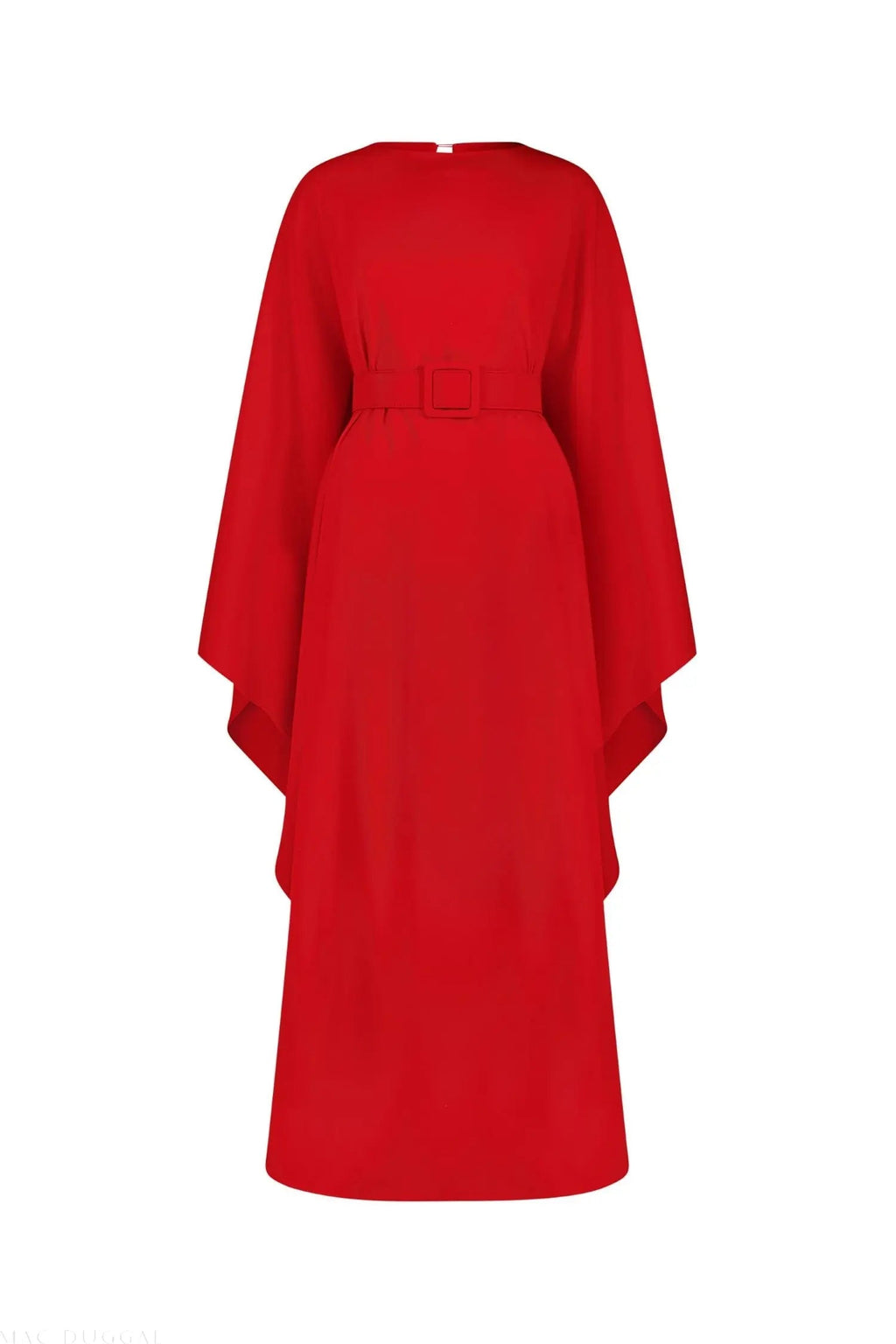 Women's Red Maxi Dress - Red