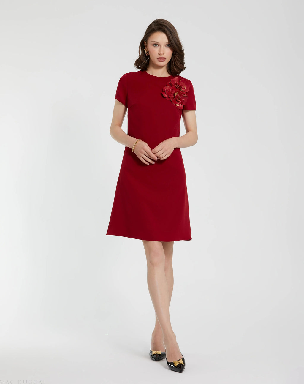 Women's Red Mini Dress - Red