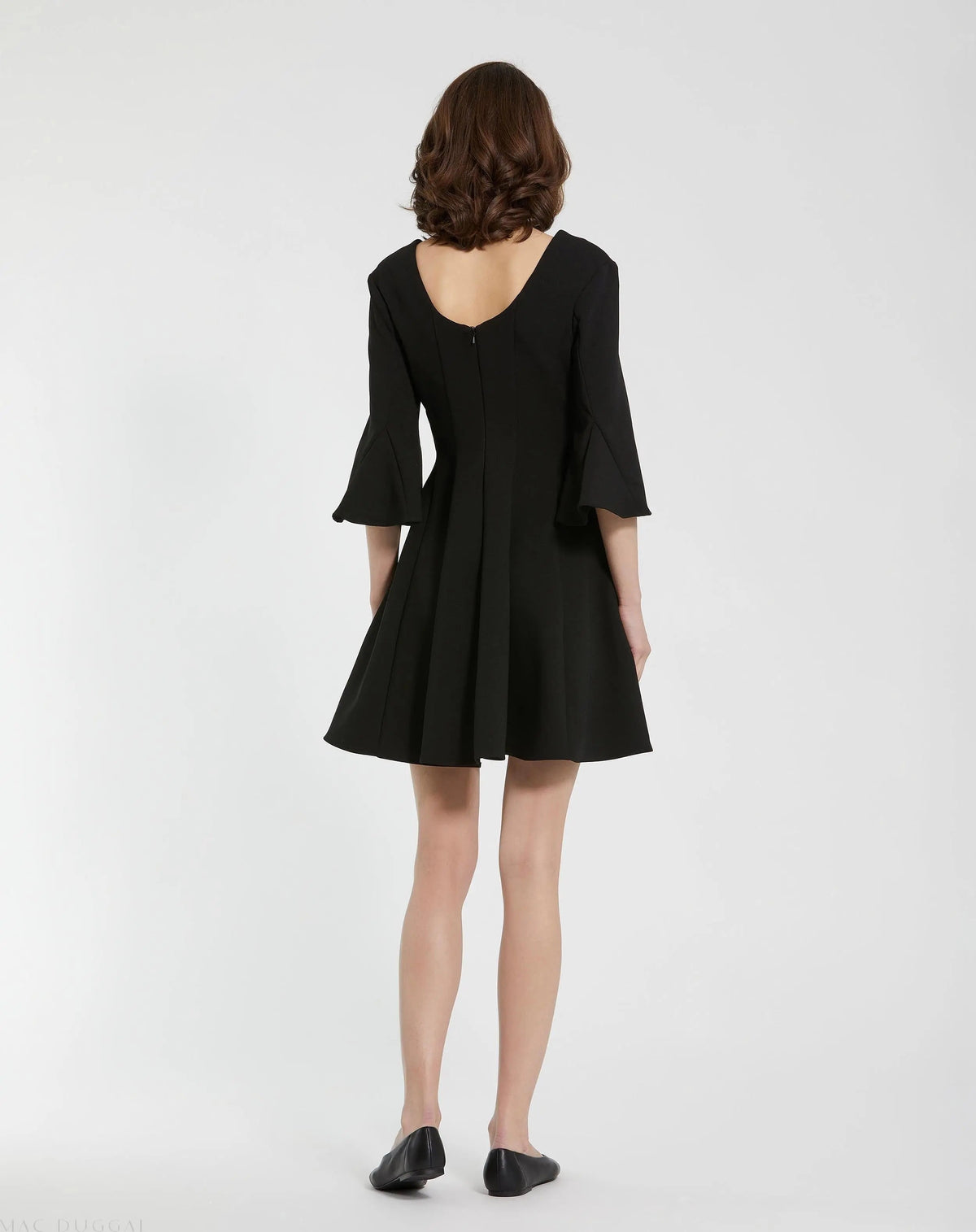 Women's Black Mini Dress - Black