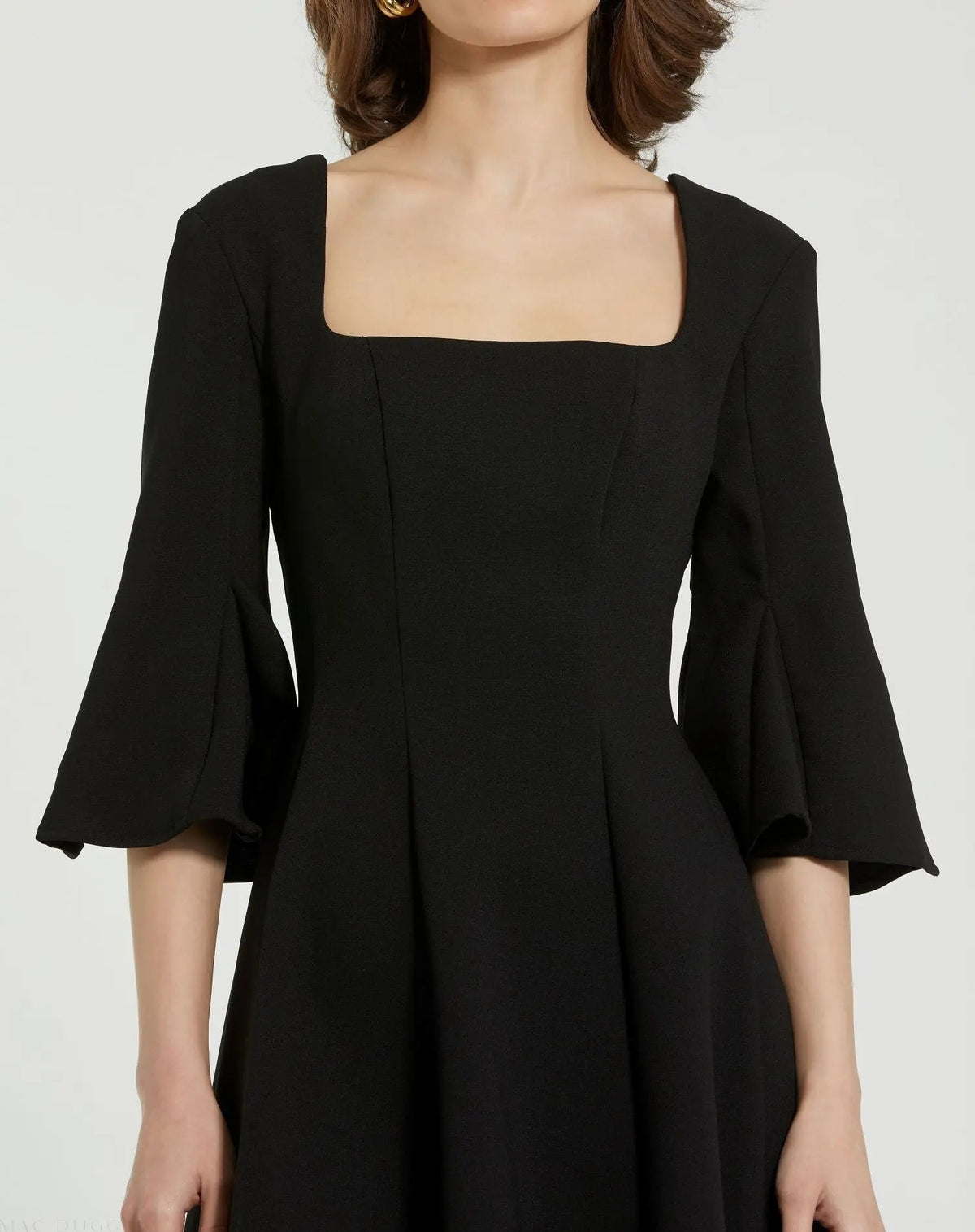 Women's Black Mini Dress - Black