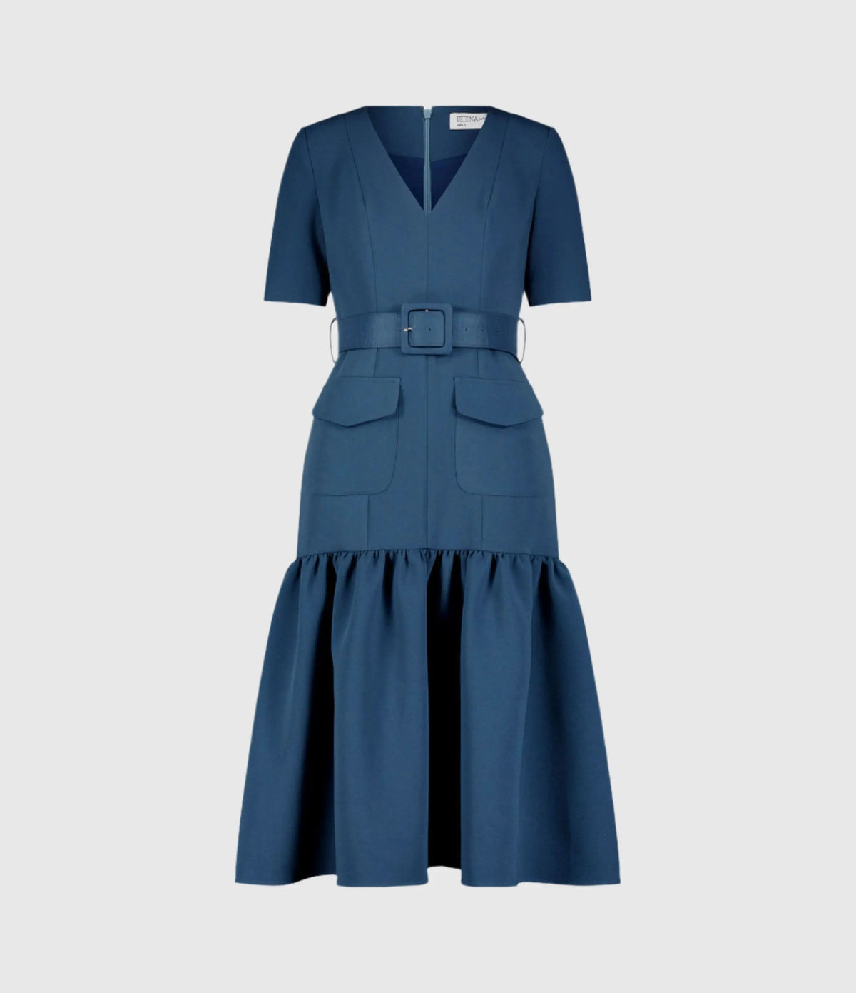 Women's Blue Midi Dress - 21018