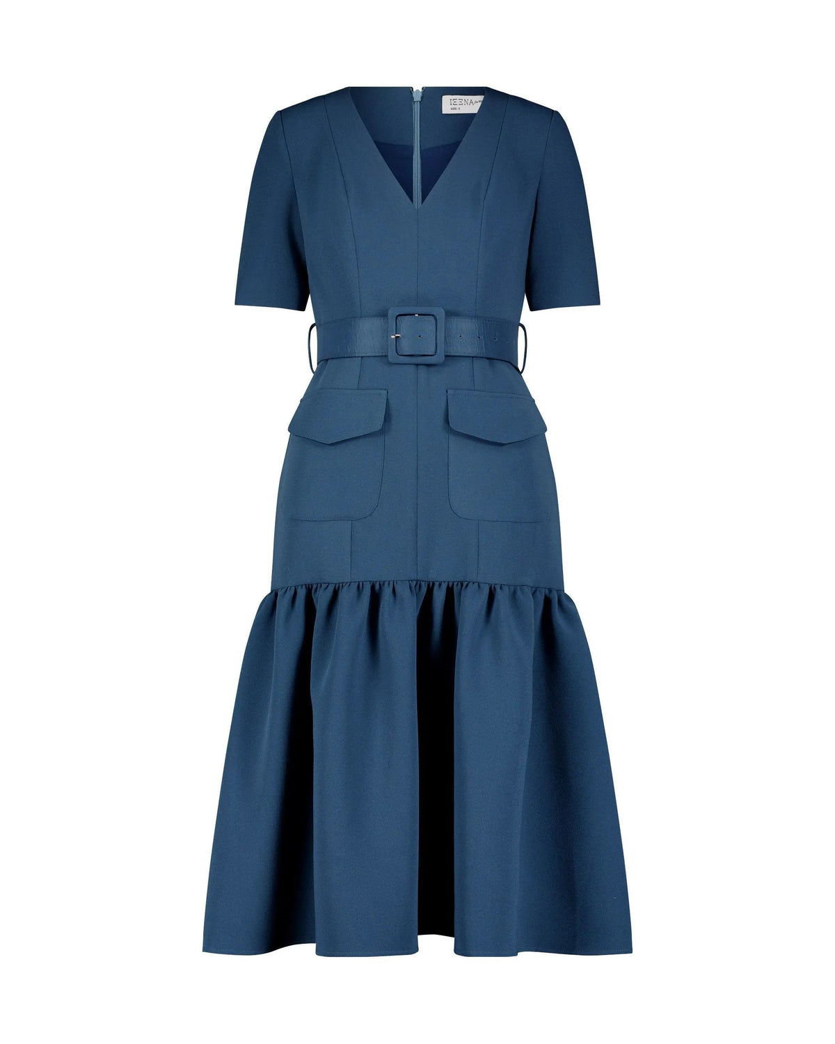 Women's Blue Midi Dress - 21018