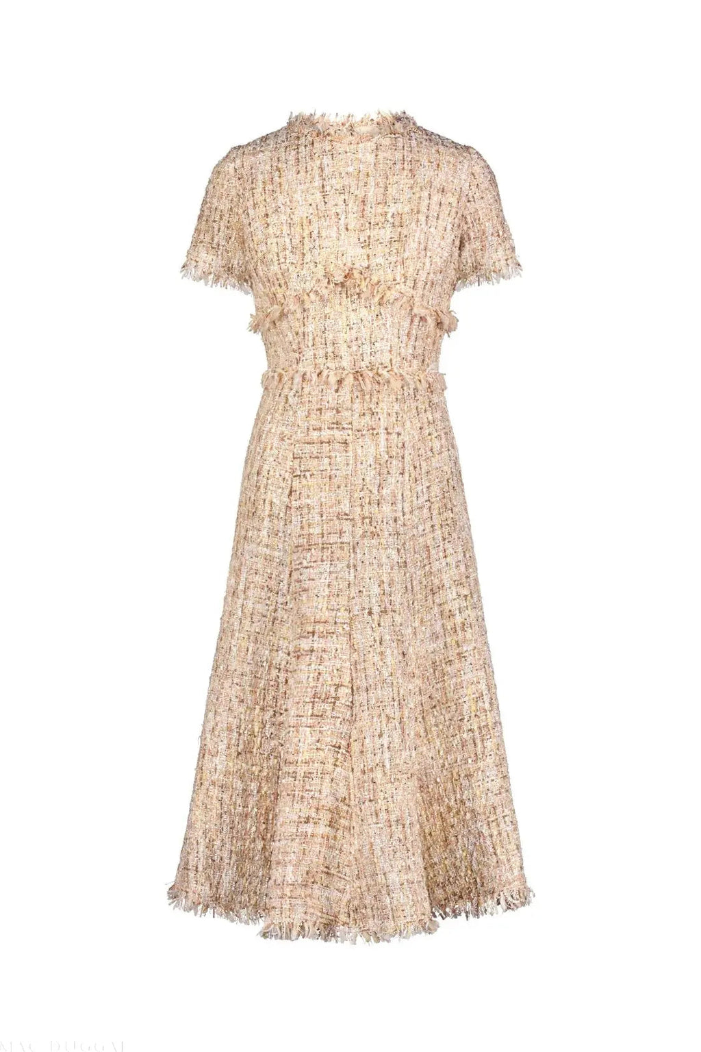 Women's Beige Midi Dress - Beige