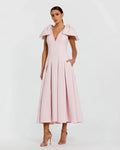 Women's Pink Midi Dress - 21046