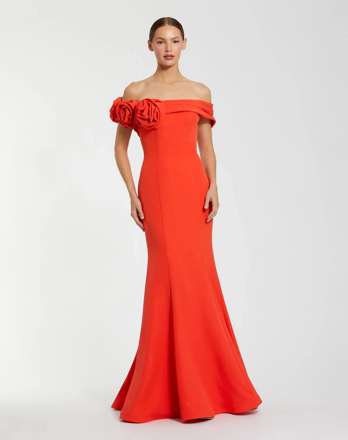 Women's Orange Dress - Black