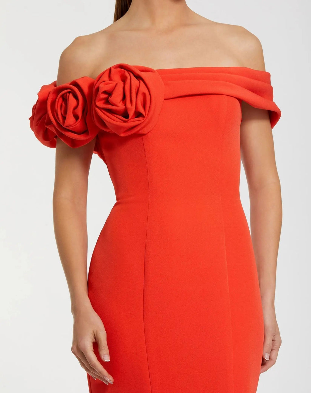 Women's Orange Dress - Black