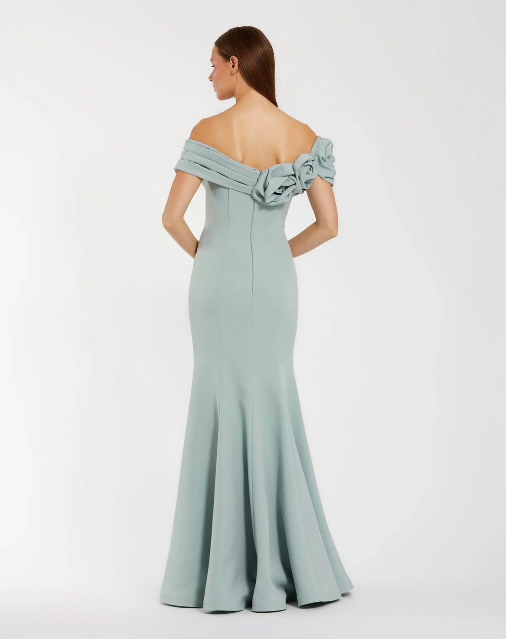 Women's Blue Dress - Black Floral
