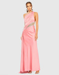 Women's Dress Satin One Shoulder - One-Shoulder Cutout