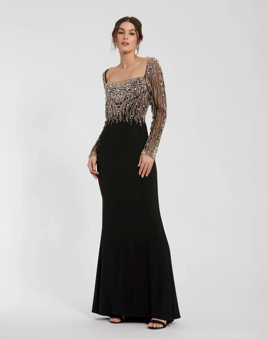 Women's Black Dress - 2256