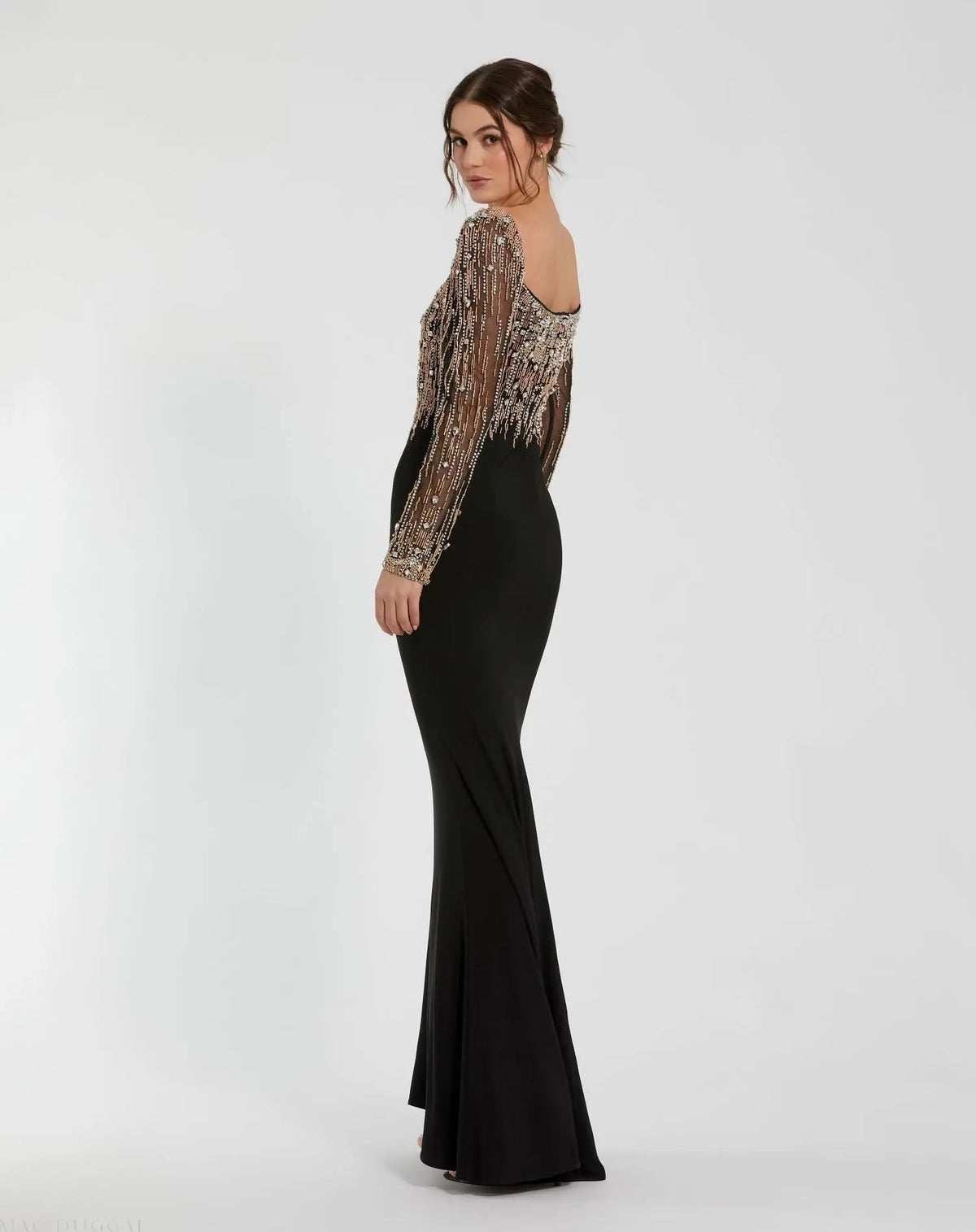 Women's Black Dress - 2256