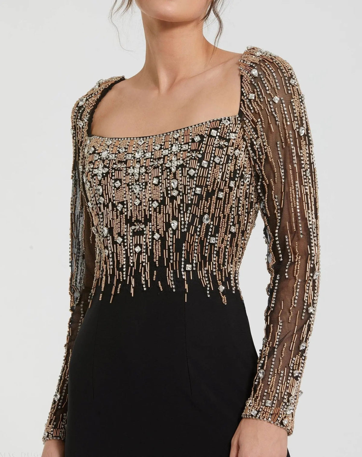 Women's Black Dress - 2256
