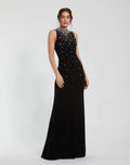 Women's Black Dress Sleeveless - 2260