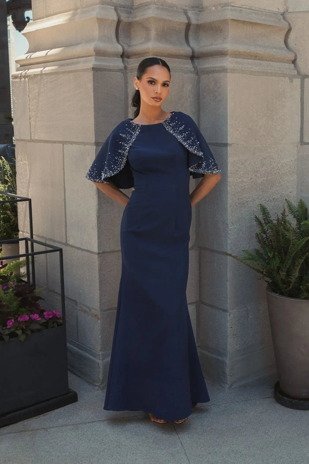 Women's Navy Dress - Black