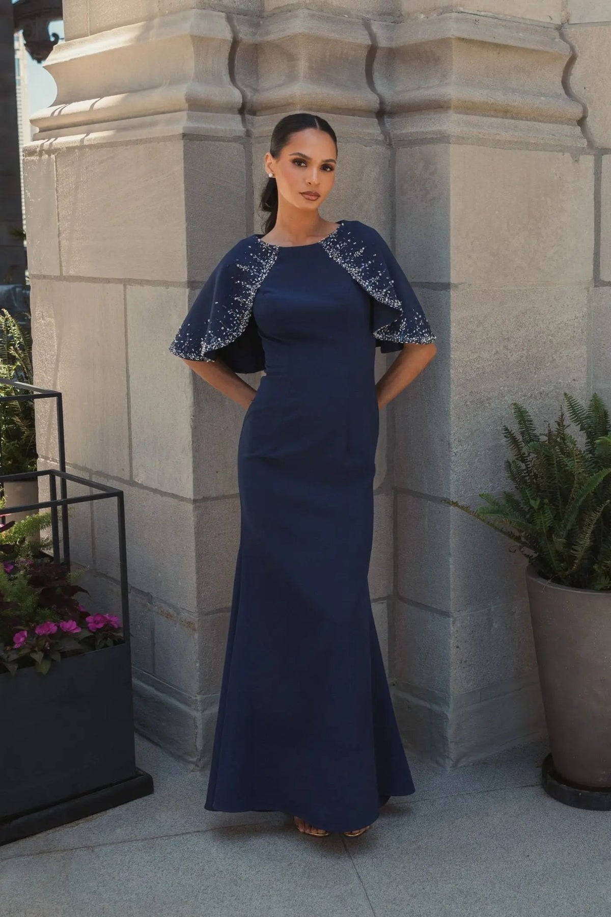 Women's Navy Dress - Black