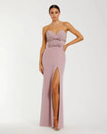 Women's Pink Dress Strapless - 2285