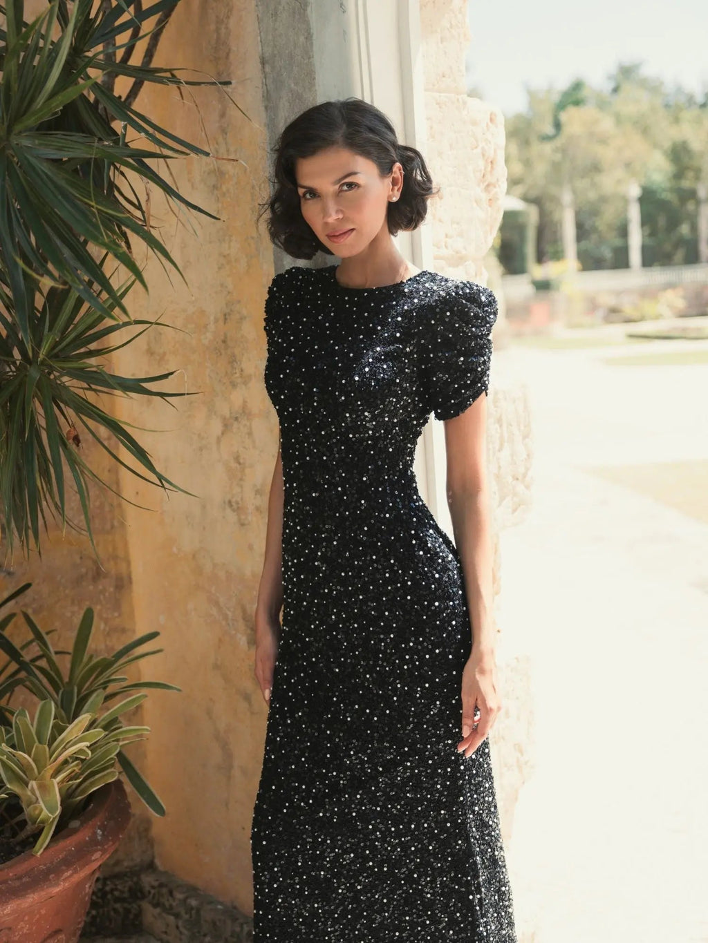 Women's Black Dress - Gown Black