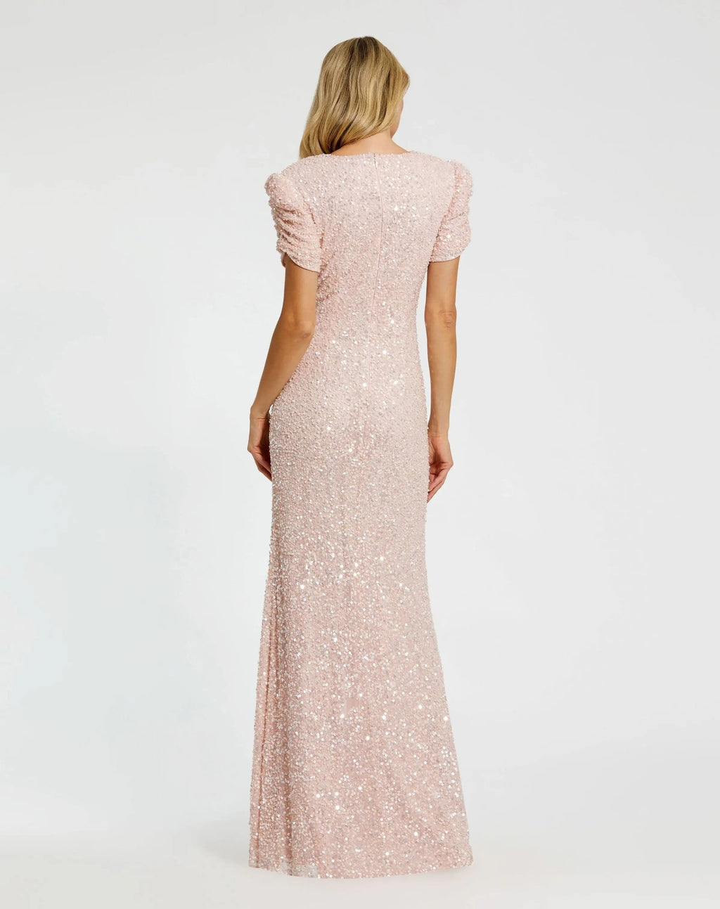 Women's Pink Dress - Black Sequin