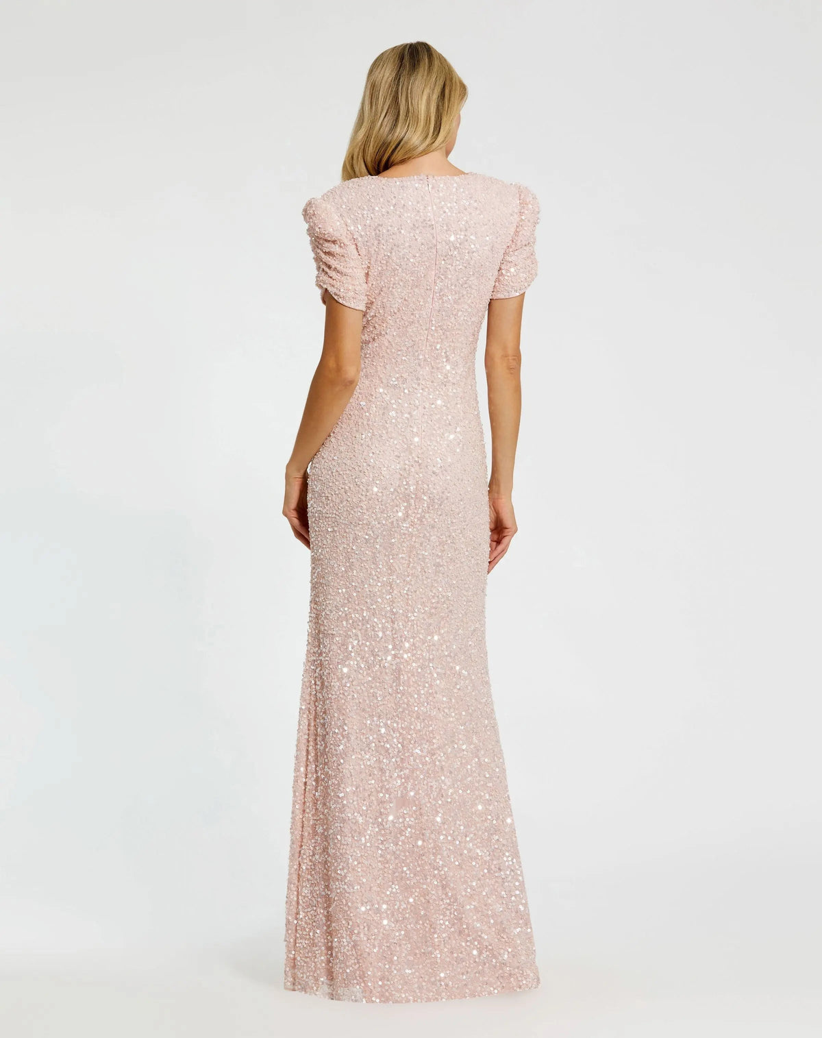 Women's Pink Dress - Black Sequin