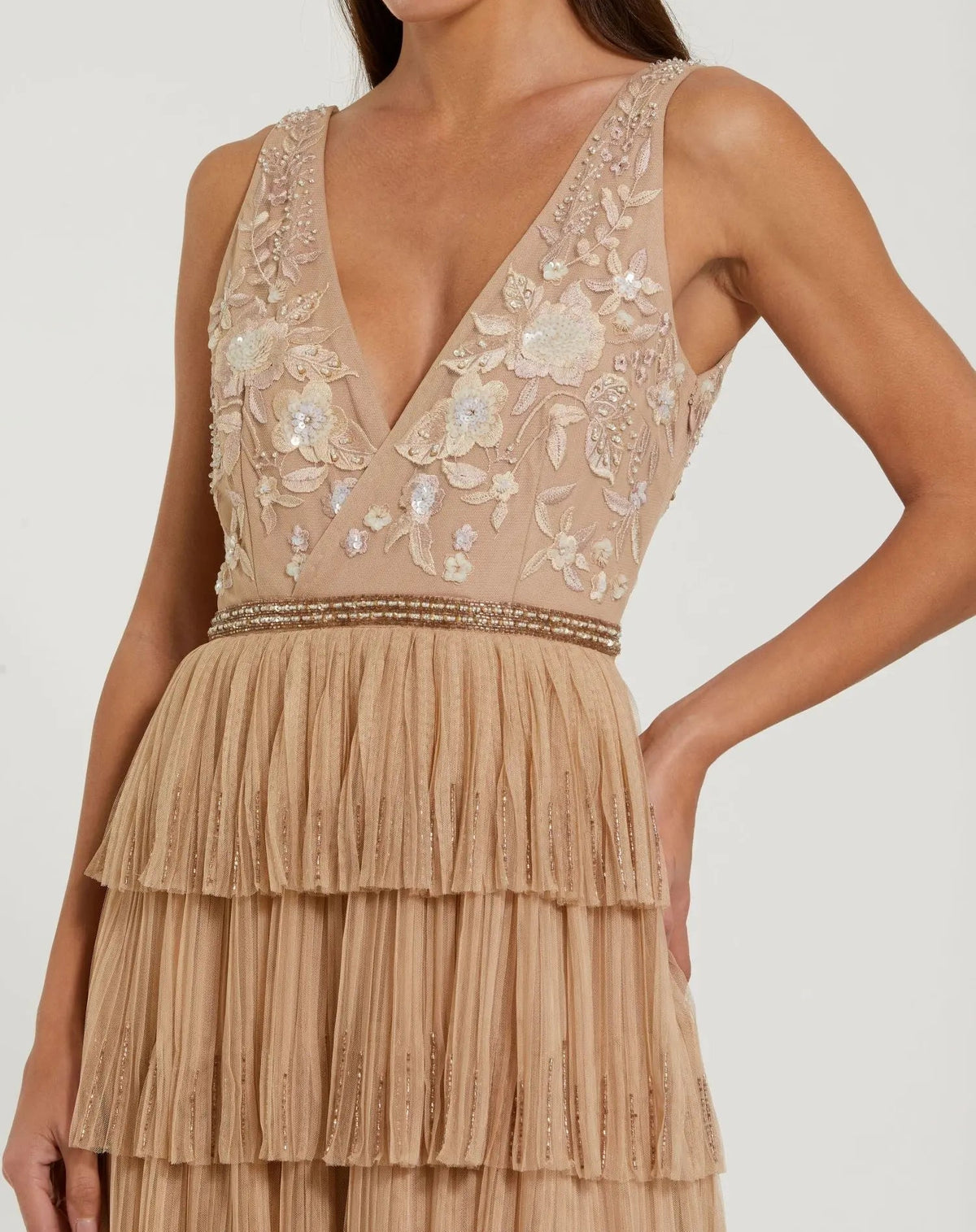 Women's Beige Dress - 24061