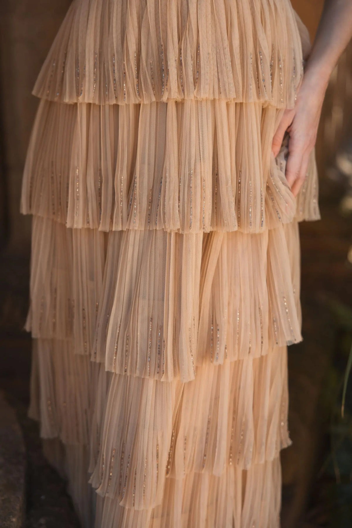 Women's Beige Dress - 24061