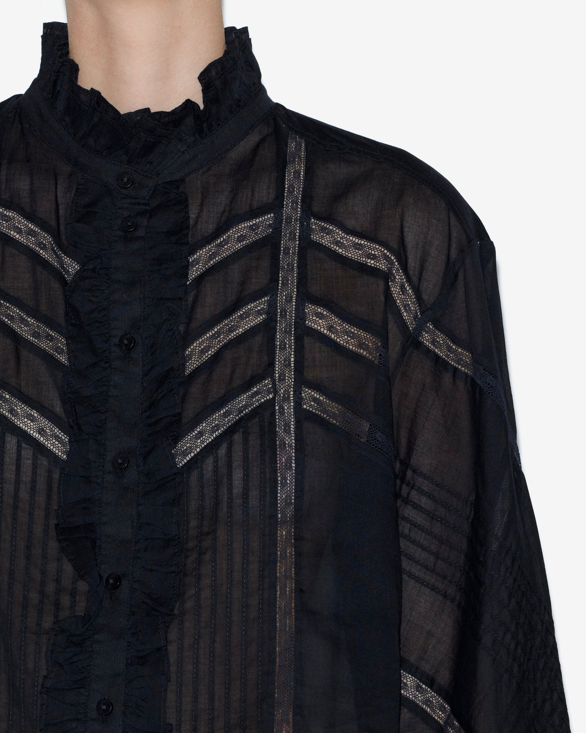 Women's Gaia blouse - Blouse Black