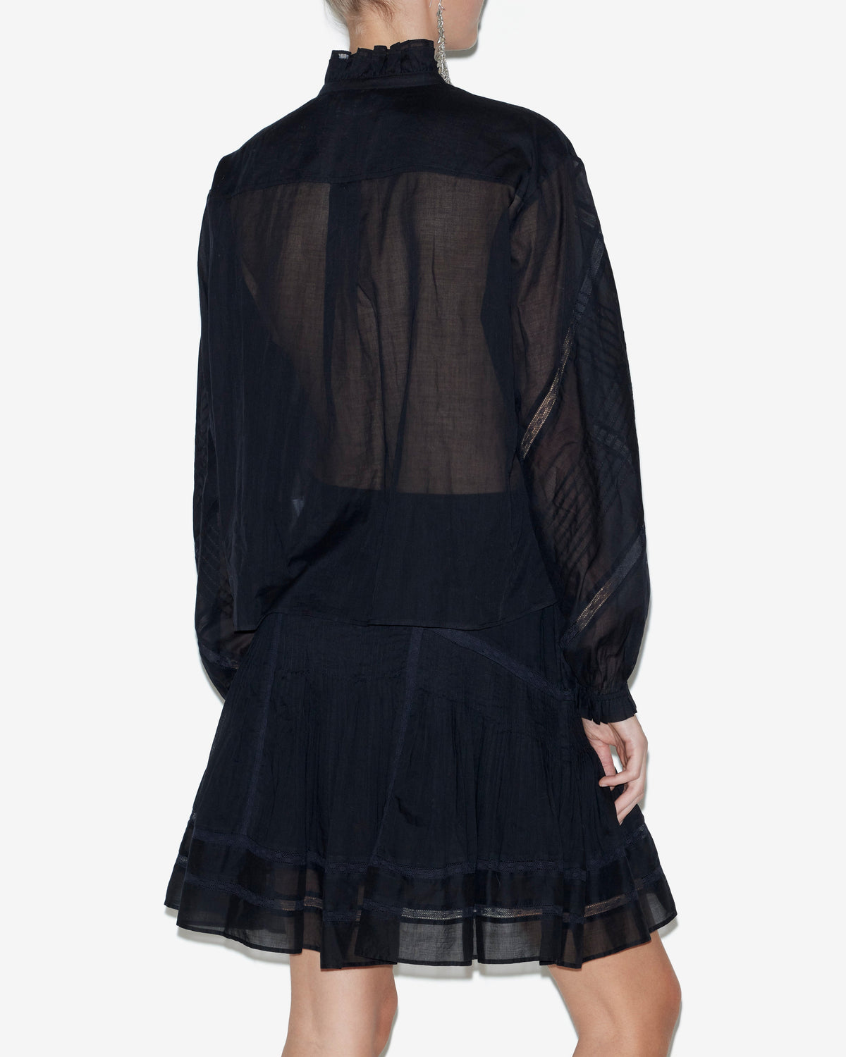 Women's Gaia blouse - Blouse Black