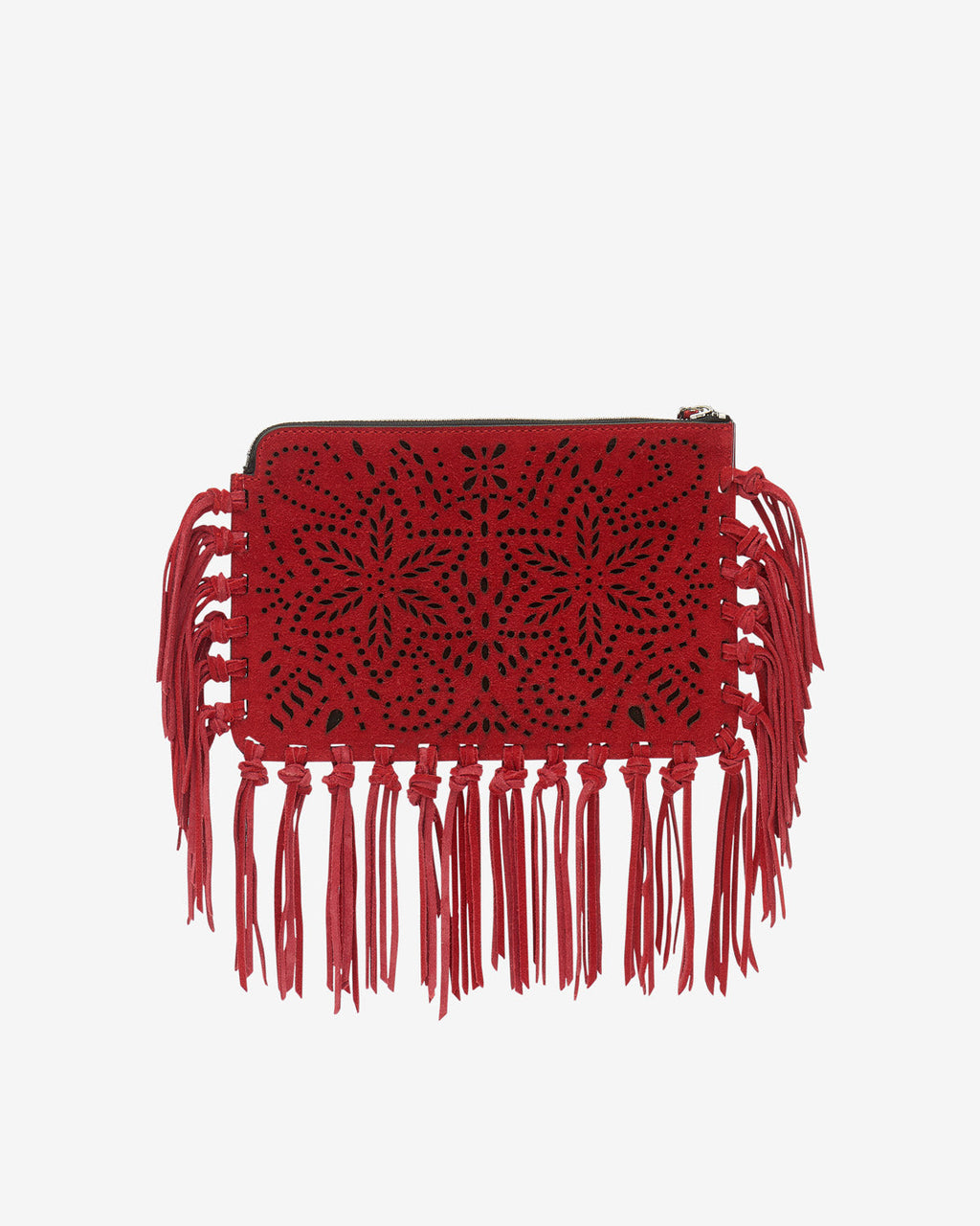 Women's Flat Pouch clutch - Red