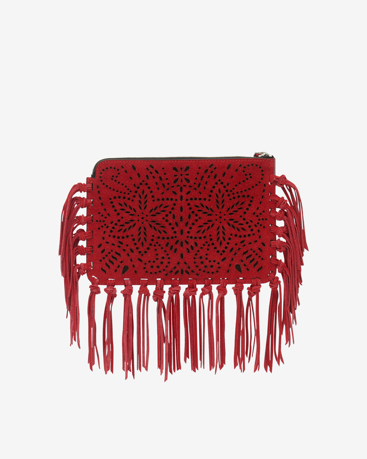 Women's Flat Pouch clutch - Red