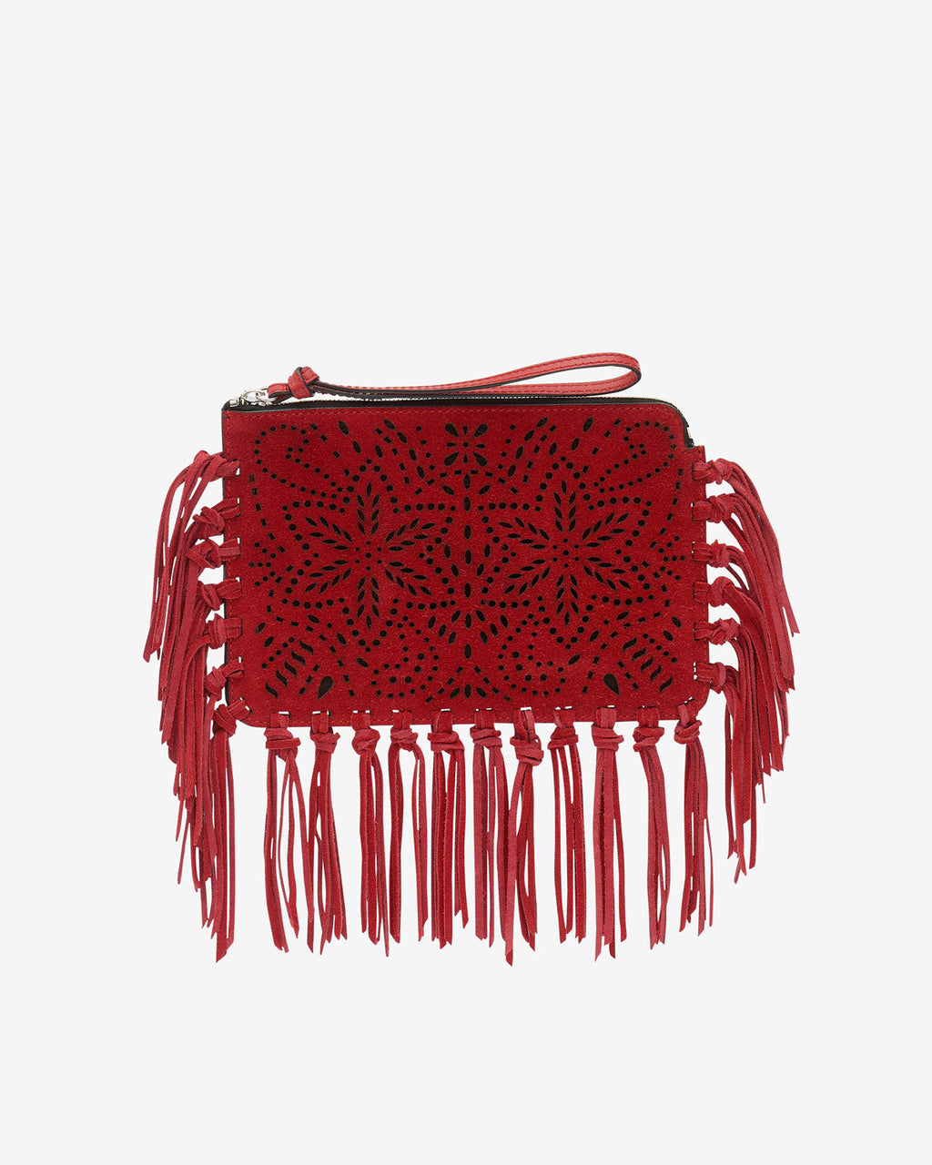 Women's Flat Pouch clutch - Red