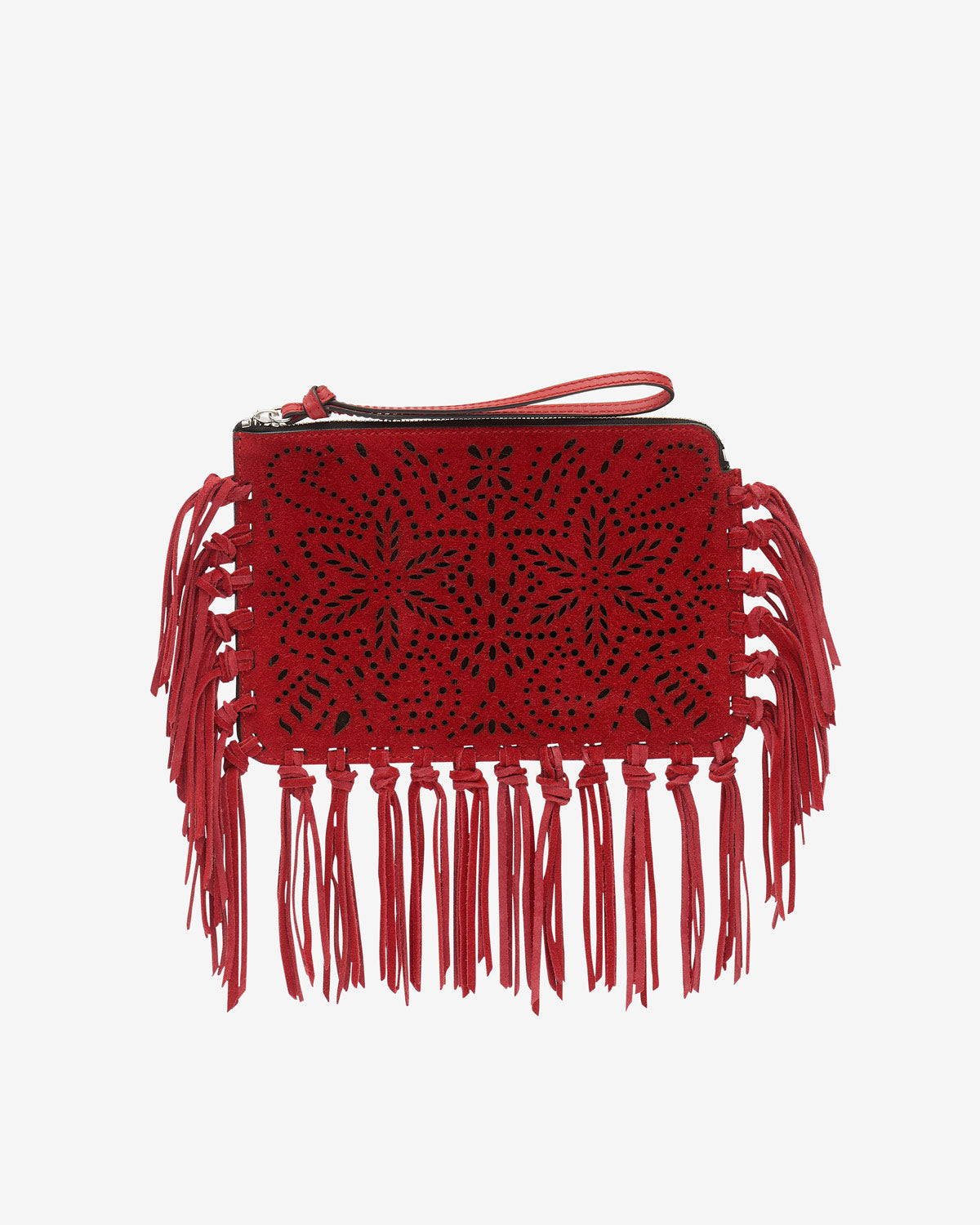 Women's Flat Pouch clutch - Red