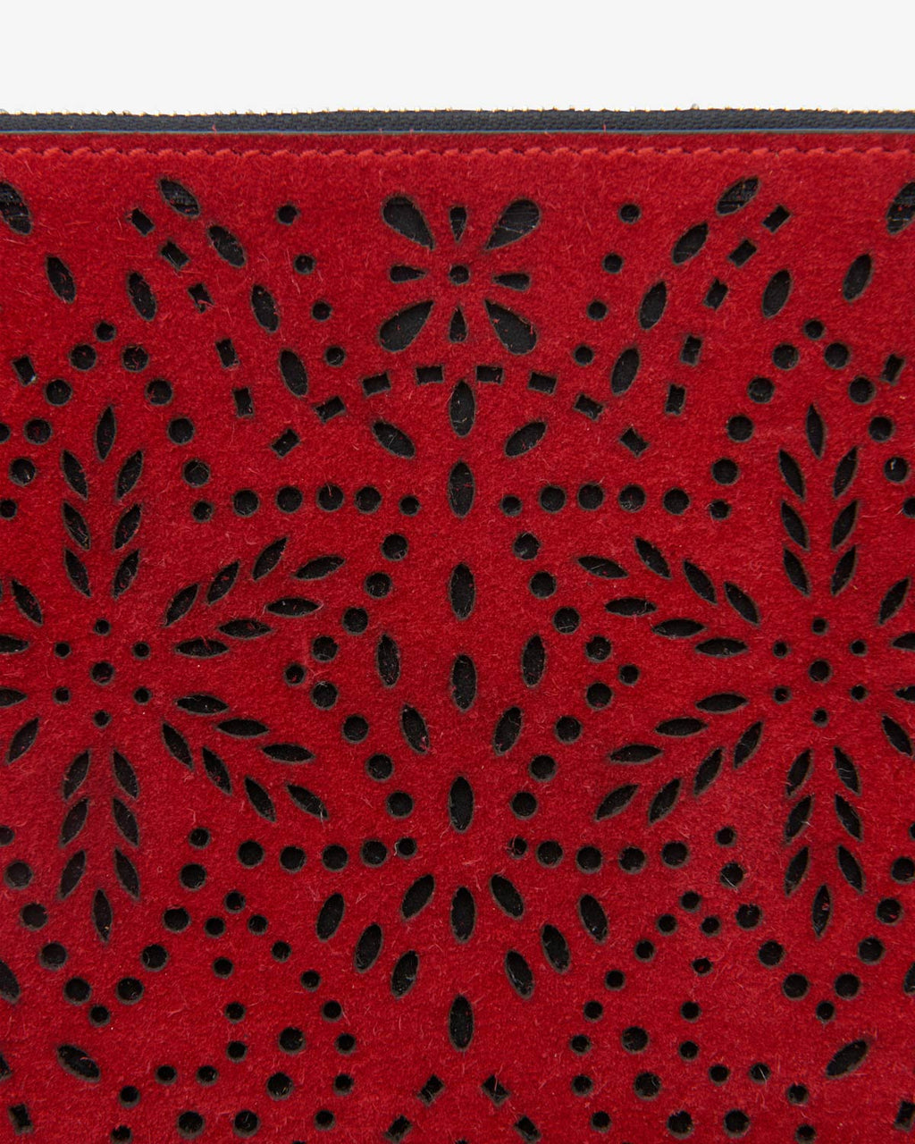 Women's Flat Pouch clutch - Red