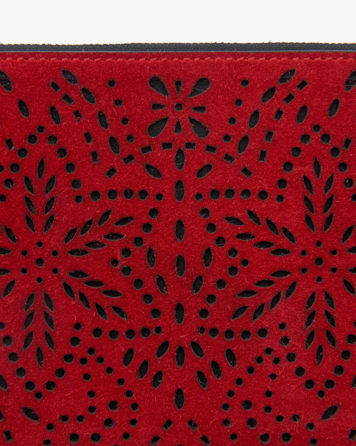 Women's Flat Pouch clutch - Red