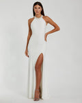 Women's Dress Halter - Jersey Gown