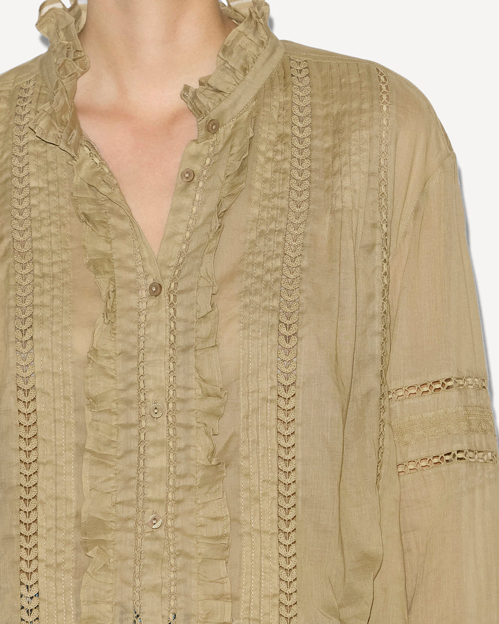 Women's VALDA SHIRT - Light Khaki