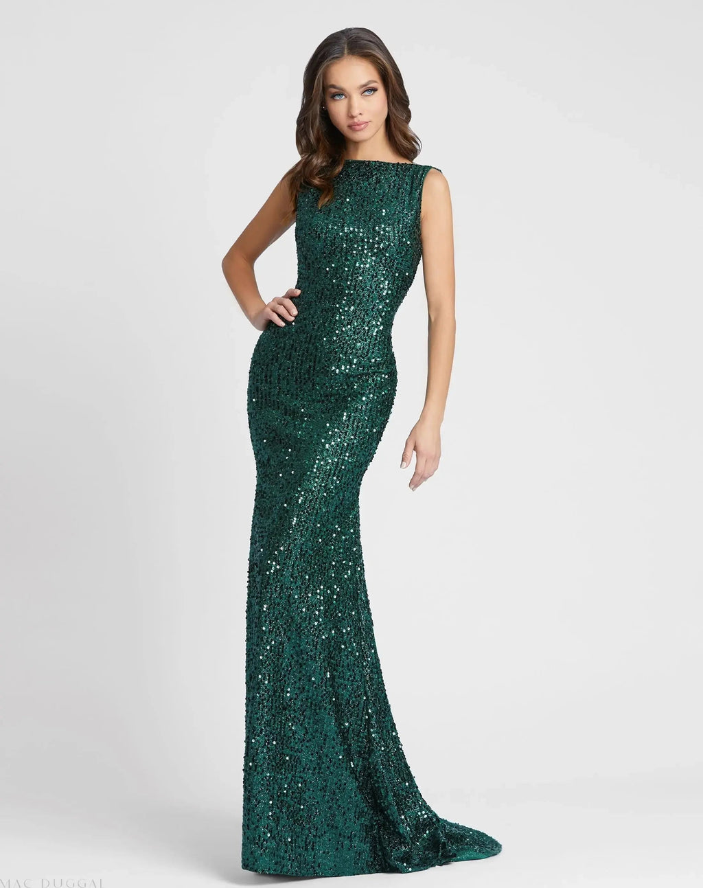 Women's Green Evening Dress Sequin for Evening & Special Occasions
