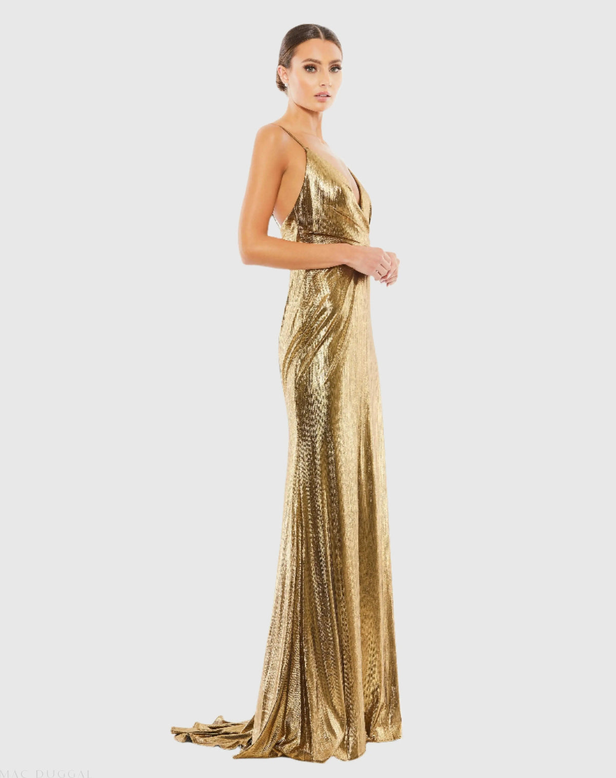 Women's Gold Dress - 26408 Bronze