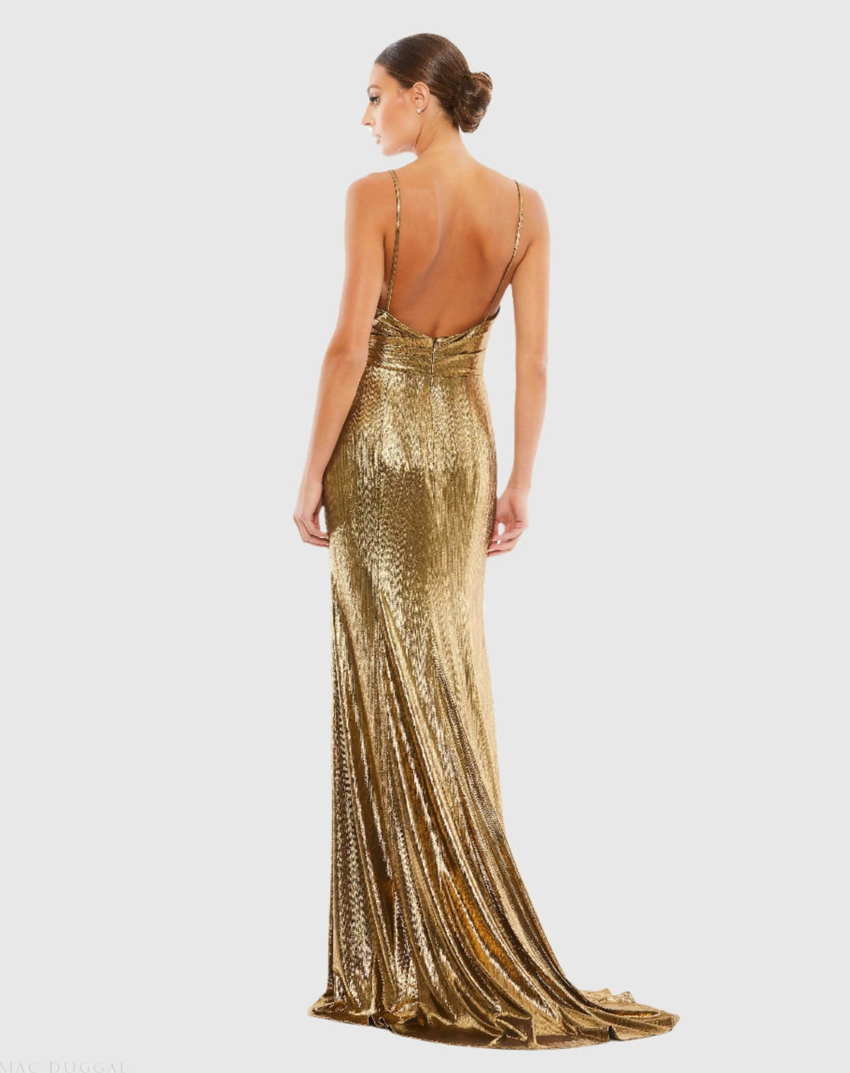 Women's Gold Dress - 26408 Bronze