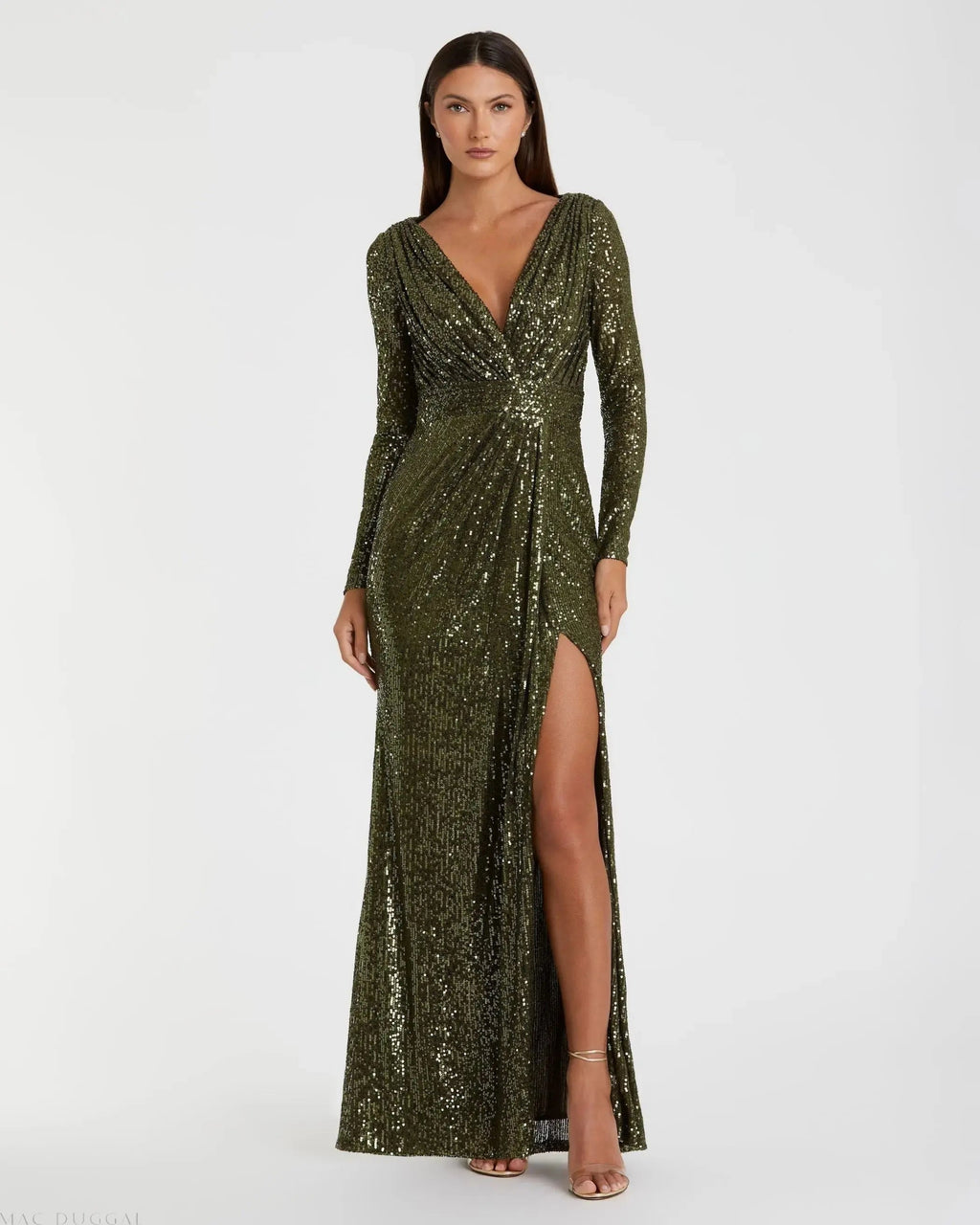 Women's Dress Sequin - Ruched