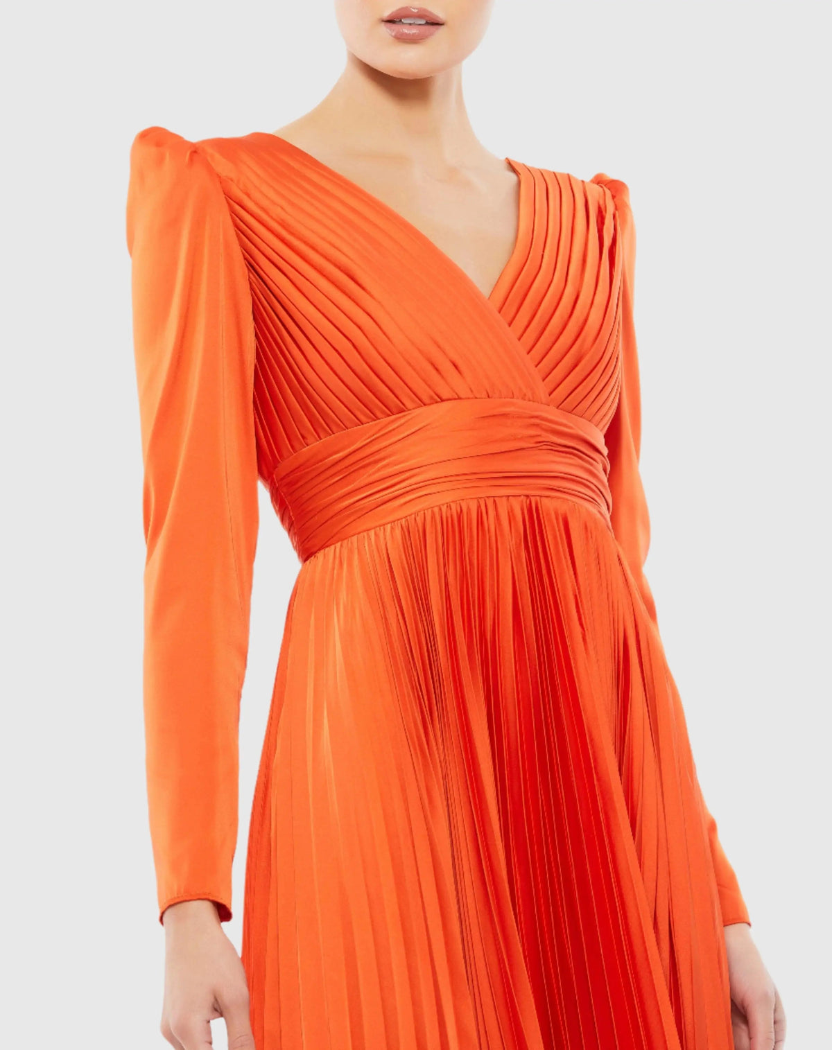Women's Orange Dress - Gown Magenta